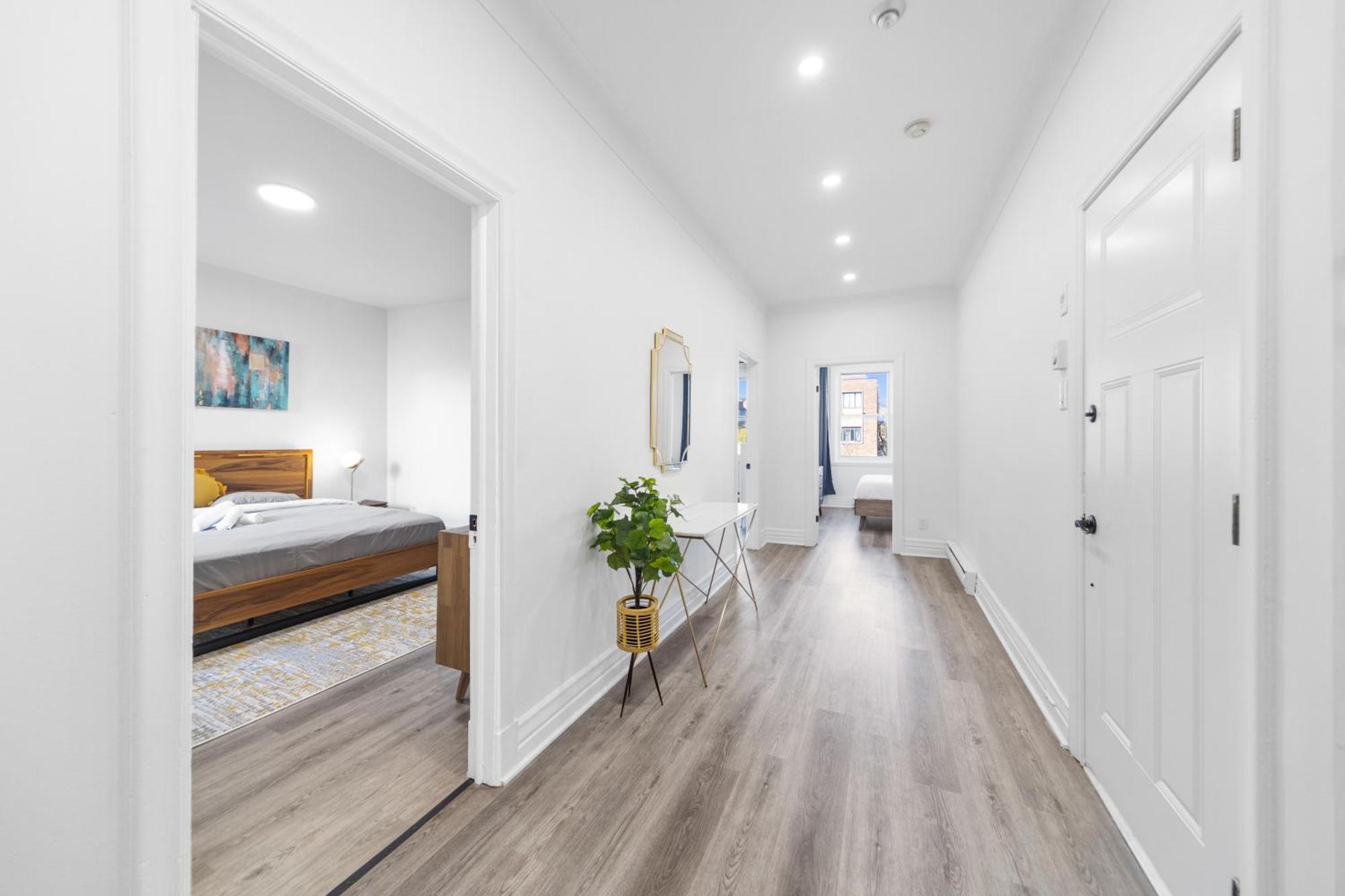 Modern And Cozy 4 Bedrooms Sleep 12 Montréal Exterior foto